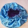 Luxurious Satin Hair Bonnet - Blue/Purple - Image 2